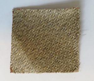 A Piece of Woven Hemp-based reinforcement